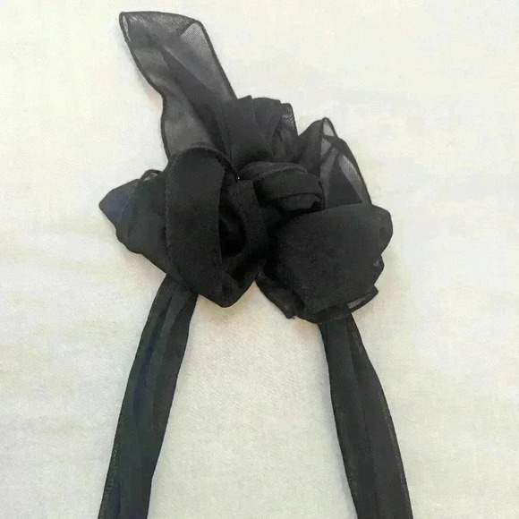 Le Chateau Black Sparkle Halter Dress - size small - Picture 5 of 13